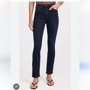 Mother mid rise ankle jean in ' now or never ' wash